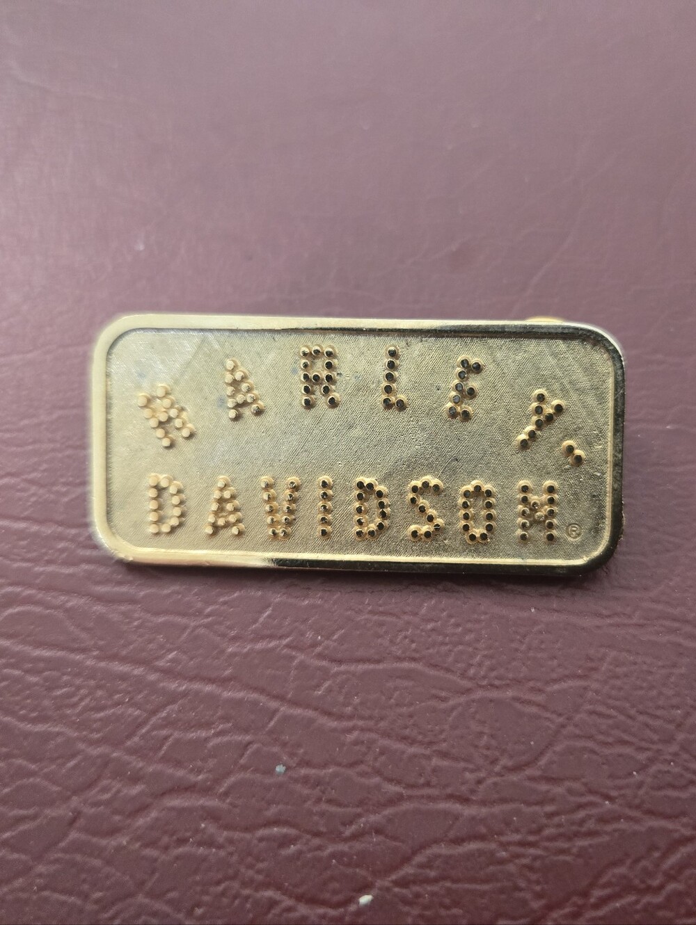 Harley-Davidson Gold Tone Logo Pin